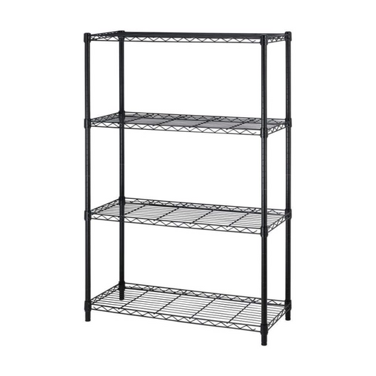 4-Tier Heavy Duty Metal Shelf - Adjustable Steel Rack, 1000 LBS Capacity