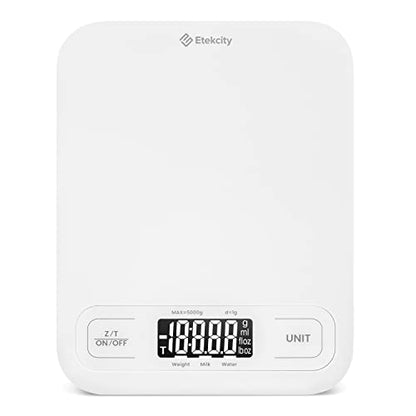 Digital Food Kitchen Scale - Grams & Ounces for Baking, Cooking, Keto