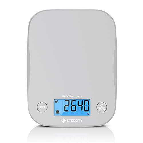 Digital Food Kitchen Scale - Grams & Ounces for Baking, Cooking, Keto