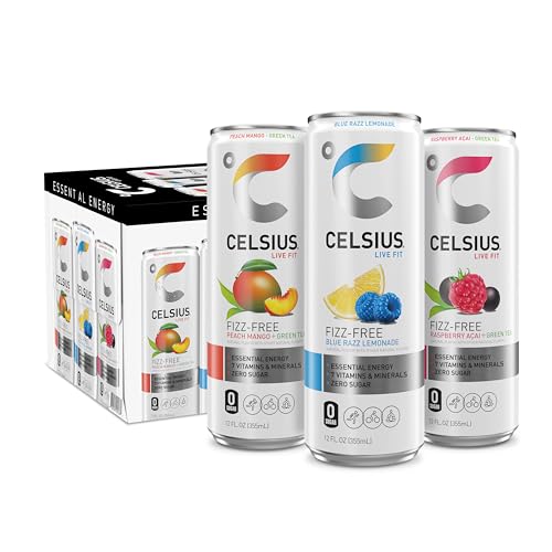 CELSIUS Assorted Flavors Variety Pack - 12 Fl Oz Functional Energy Drinks