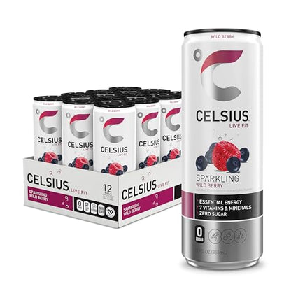 CELSIUS Assorted Flavors Variety Pack - 12 Fl Oz Functional Energy Drinks