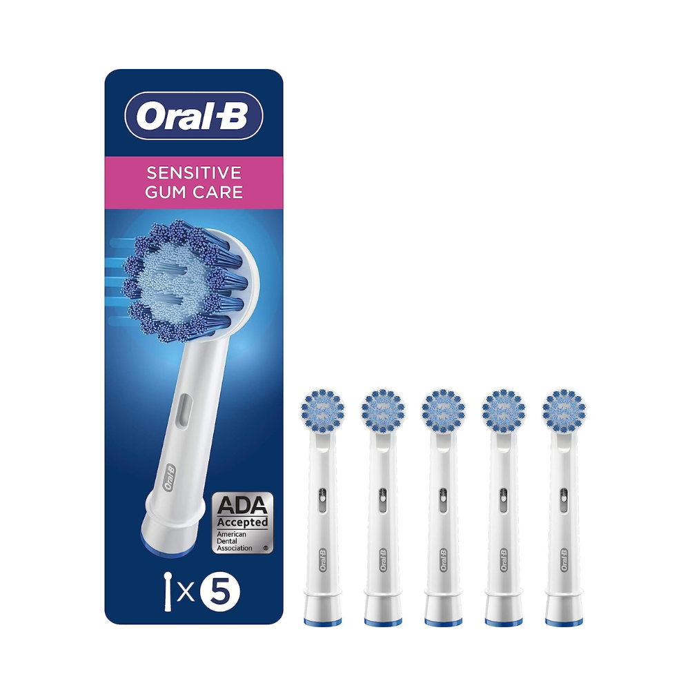 Oral-B Sensitive Gum Care Replacement Brush Heads - 5 Pack