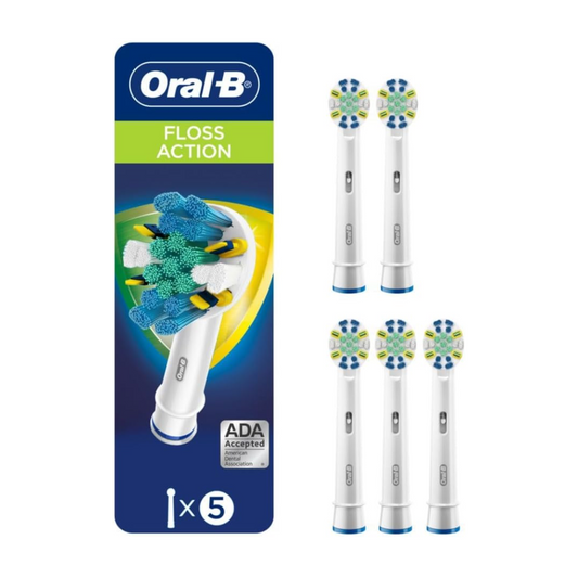 Oral-B FlossAction Electric Toothbrush Replacement Heads, 5 Count