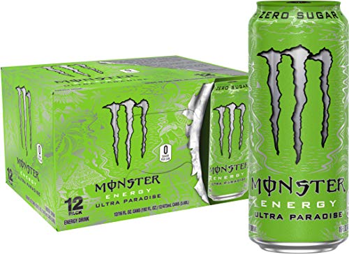 Monster Energy Zero Ultra, Sugar Free Energy Drink, 16 Fl oz (Pack of 15)