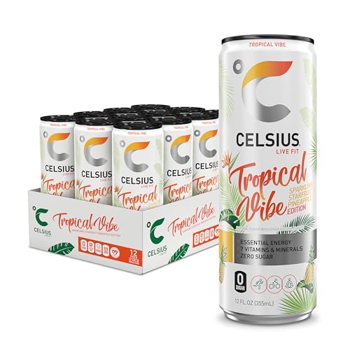 CELSIUS Assorted Flavors Variety Pack - 12 Fl Oz Functional Energy Drinks