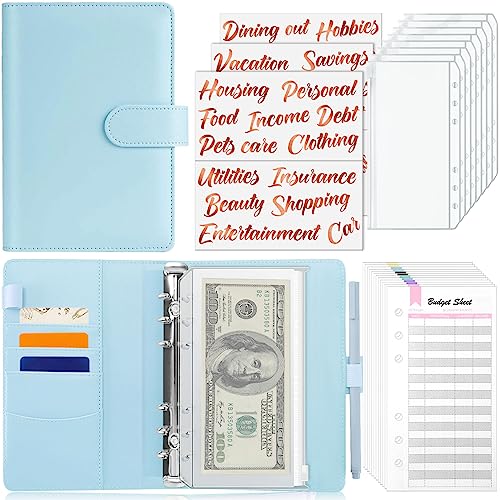 Budget Binder with Cash Envelopes - A6 Money Organizer & Stickers