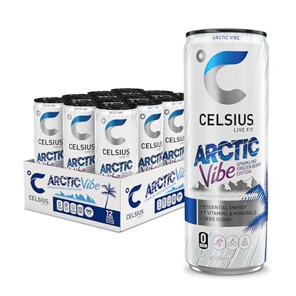 CELSIUS Assorted Flavors Variety Pack - 12 Fl Oz Functional Energy Drinks