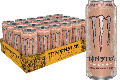 Monster Energy Zero Ultra, Sugar Free Energy Drink, 16 Fl oz (Pack of 15)