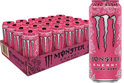 Monster Energy Zero Ultra, Sugar Free Energy Drink, 16 Fl oz (Pack of 15)