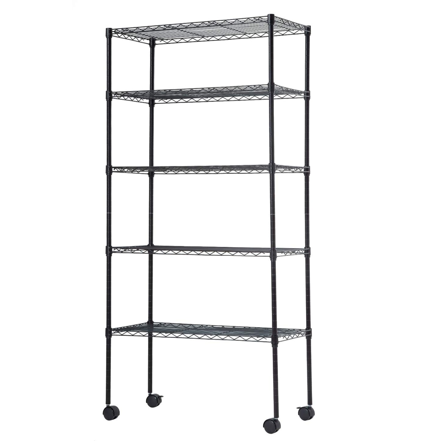 4-Tier Heavy Duty Metal Shelf - Adjustable Steel Rack, 1000 LBS Capacity