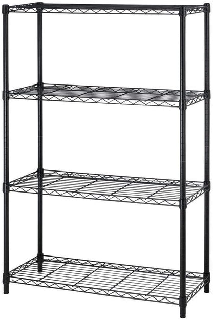 4-Tier Heavy Duty Metal Shelf - Adjustable Steel Rack, 1000 LBS Capacity