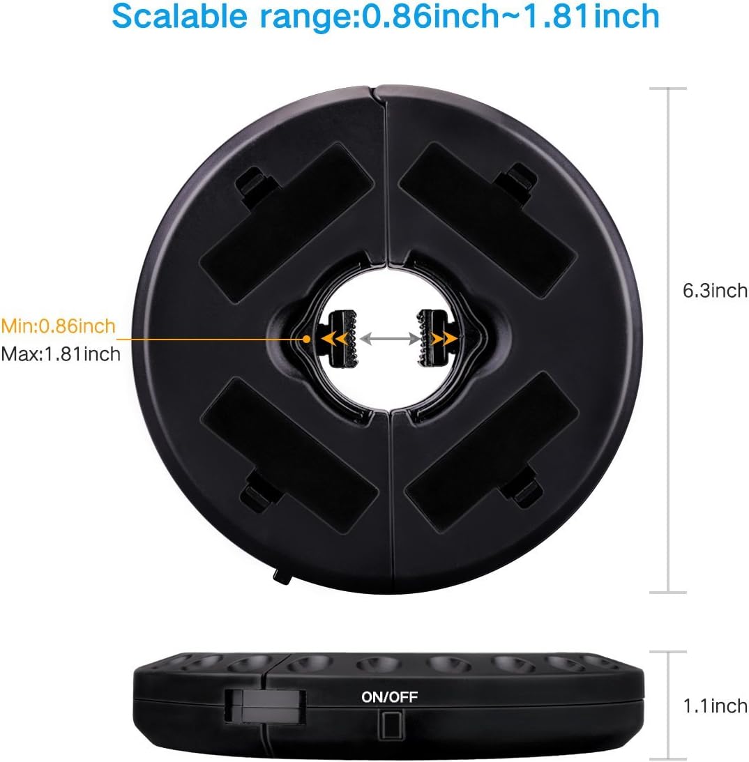 Cordless Patio Umbrella Light - 28 LEDs, 3 Brightness Modes, Battery Operated