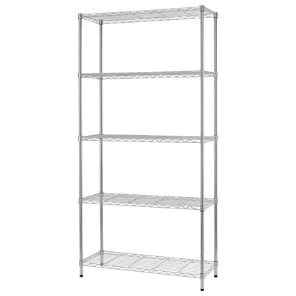 4-Tier Heavy Duty Metal Shelf - Adjustable Steel Rack, 1000 LBS Capacity