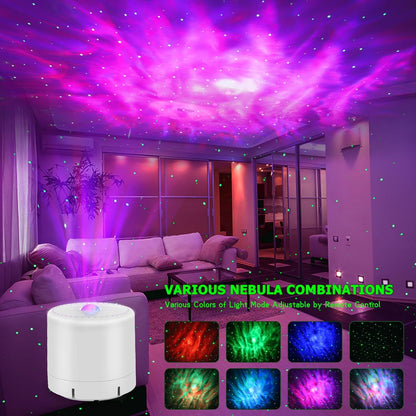 Galaxy Star Projector with Timer & Remote - Night Light for Bedroom