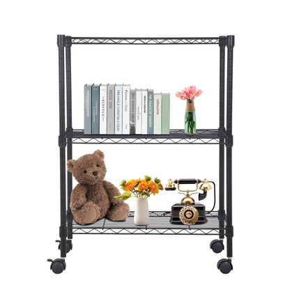 4-Tier Heavy Duty Metal Shelf - Adjustable Steel Rack, 1000 LBS Capacity