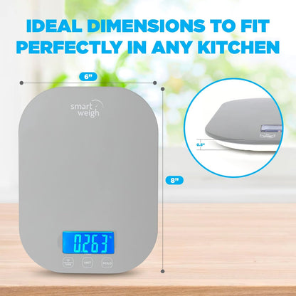 Digital Food Scale - Kitchen Weight Scale for Grams & Ounces, 5 Modes