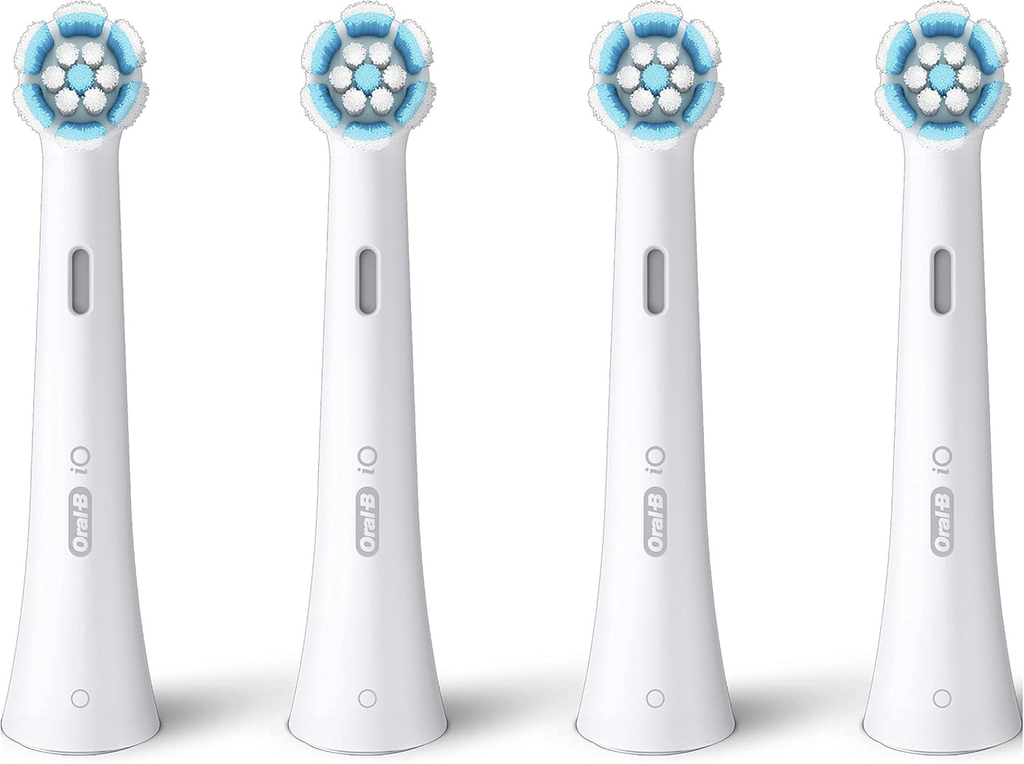 Oral-B iO Gentle Care Toothbrush Heads - Angled Bristles, 4 Pack