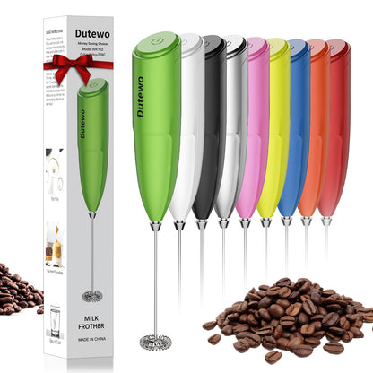 Hand Mixer Milk Frother - Dutewo Electric Whisk for Lattes, Cappuccino & More