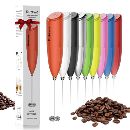 Hand Mixer Milk Frother - Dutewo Electric Whisk for Lattes, Cappuccino & More