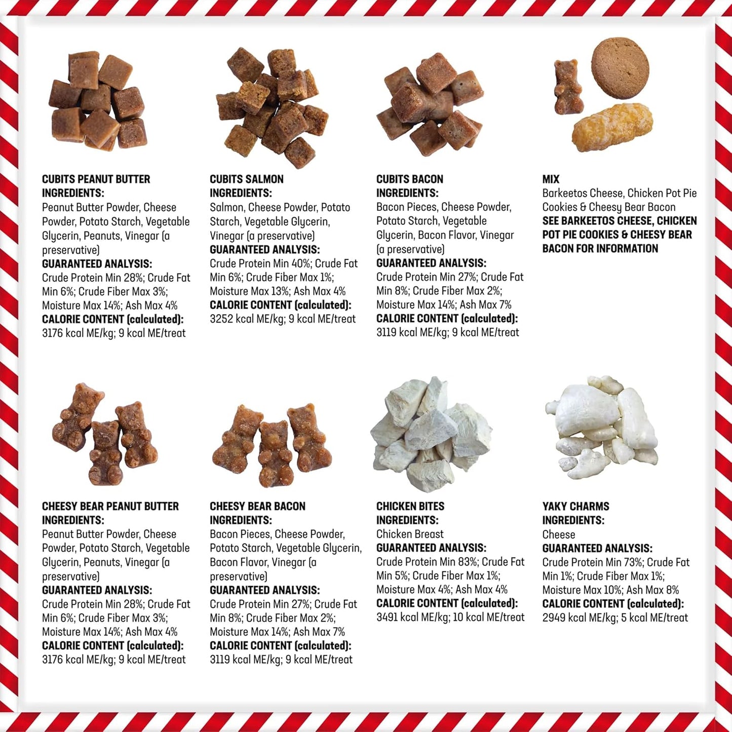 Dog Advent Calendar - 24 Chewy Treats for All Breeds, Holiday Fun